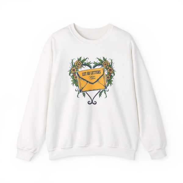 Avery Anna Let Go Letters Unisex Heavy Blend™ Crewneck Sweatshirt